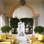 The Three Graces after Canova - hand carved white Carrara marble - Private Residential complex - Taipei, Taiwan